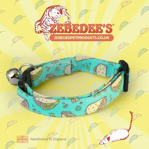 Zebedee's 'Taco Tuesday' Cat Collar